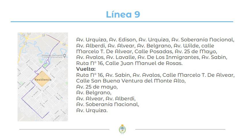 Cambian el recorrido de las l neas de colectivos del Gran Resistencia