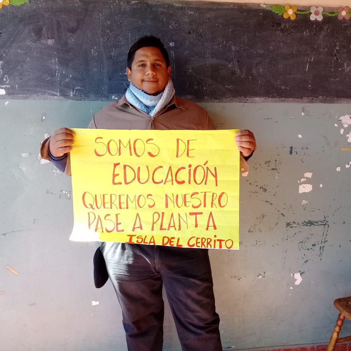reclamo-pase-a-planta-en-el-Ministerio-de-Educacion-del-Chaco
