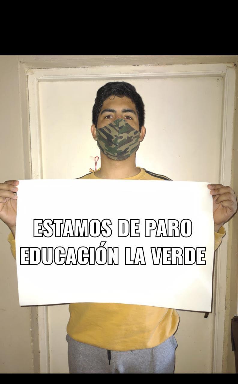 protesta-empleado-de-Educacion-La-Verde