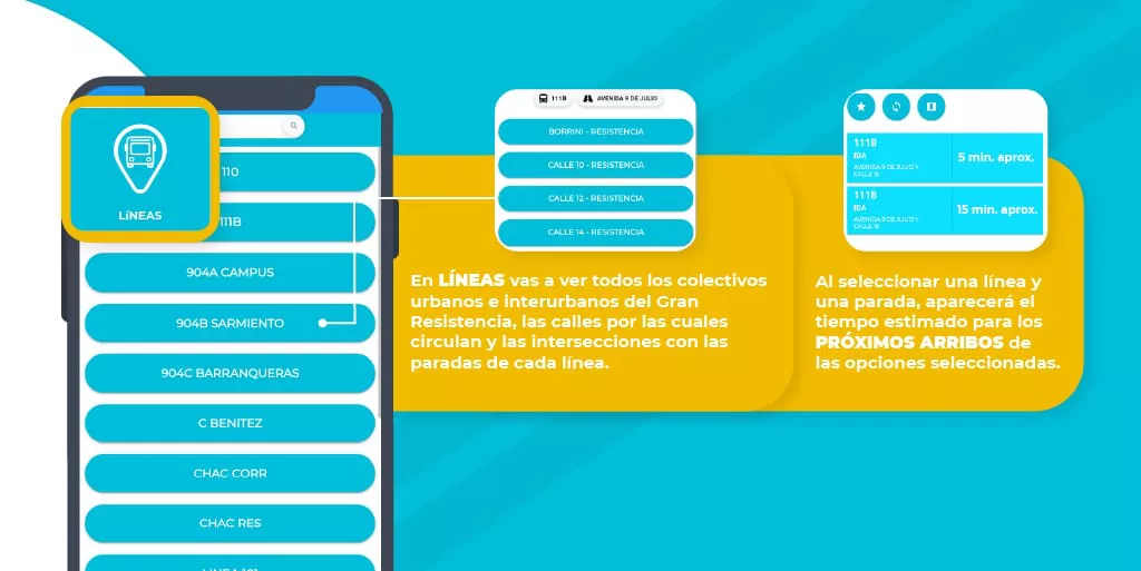 Implementan app para conocer el servicio de l neas urbanas e