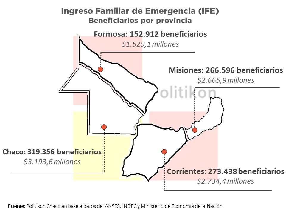 Chaco es la provincia con m s beneficiarios del IFE