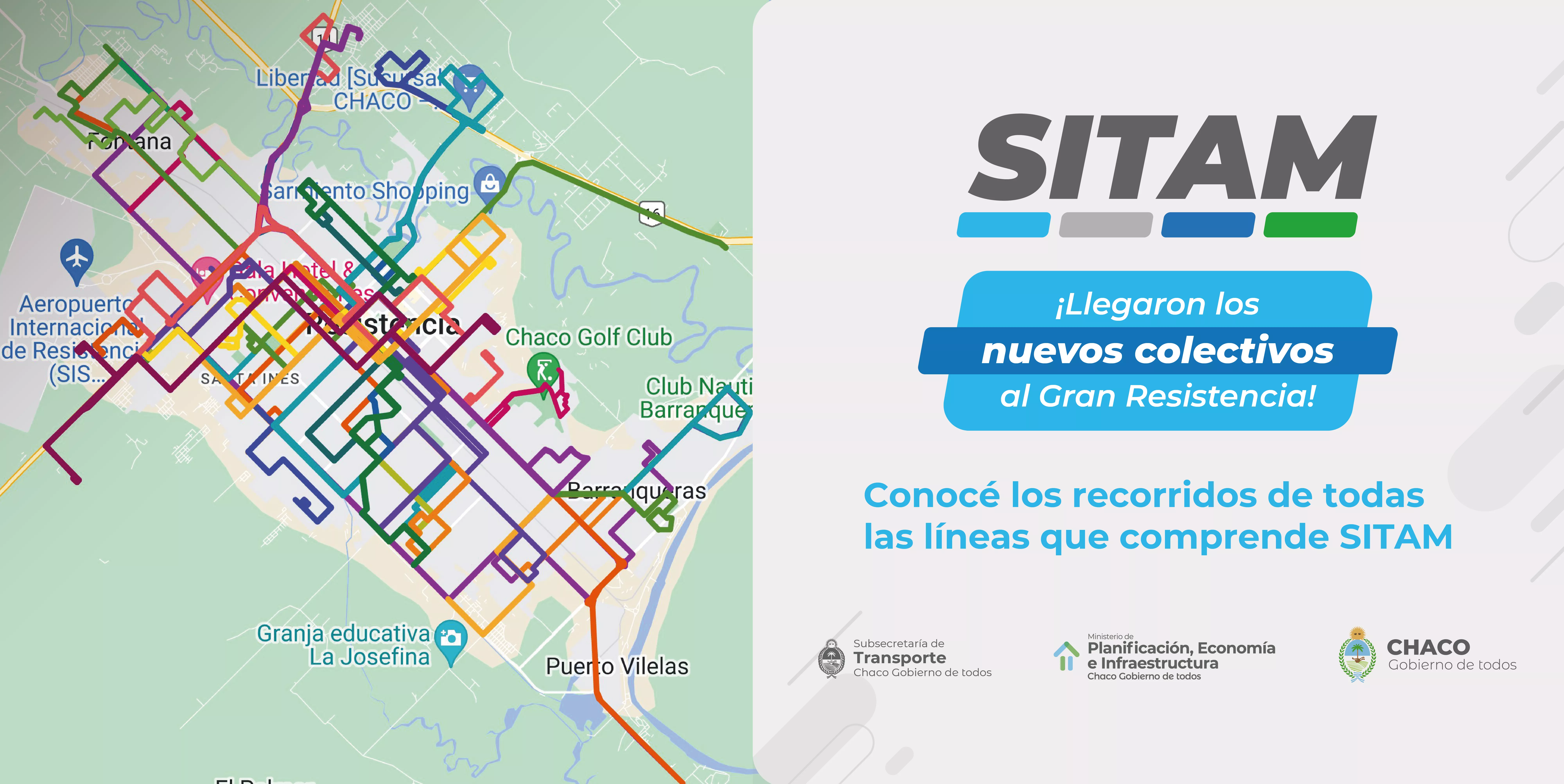 sabés cuáles son los recorridos de las nuevas líneas de colectivos del