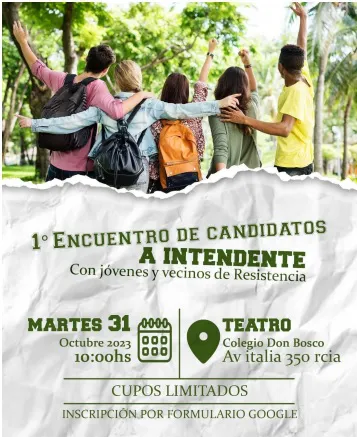 Candidatos a intendente expondr n sus propuestas a estudiantes y