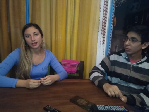 ludmila-pellegrini-referente-agrupacion-avance-popular-y-rodrigo-valenzuela-referente-del-frente-universitario-popular