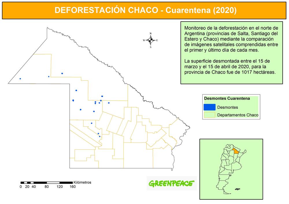 M s de mil hect reas deforestadas en Chaco durante la cuarentena