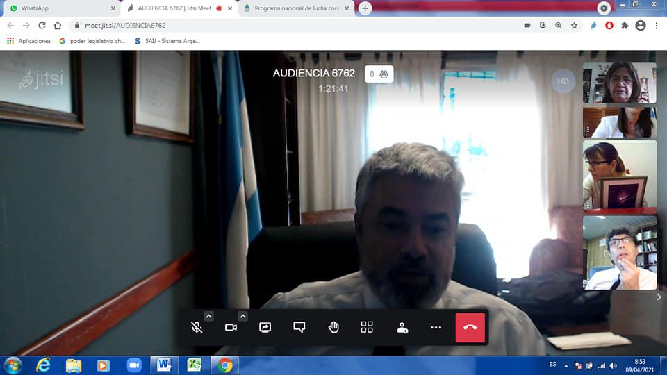 diputada-provincial-Gladis-Cristaldo-en-audiencia-por-el-esclarecimiento-del-caso-soldado-Ramirez