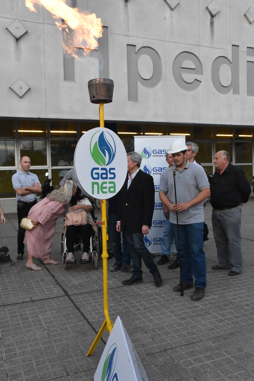 Inauguran la red de gas natural en Resistencia