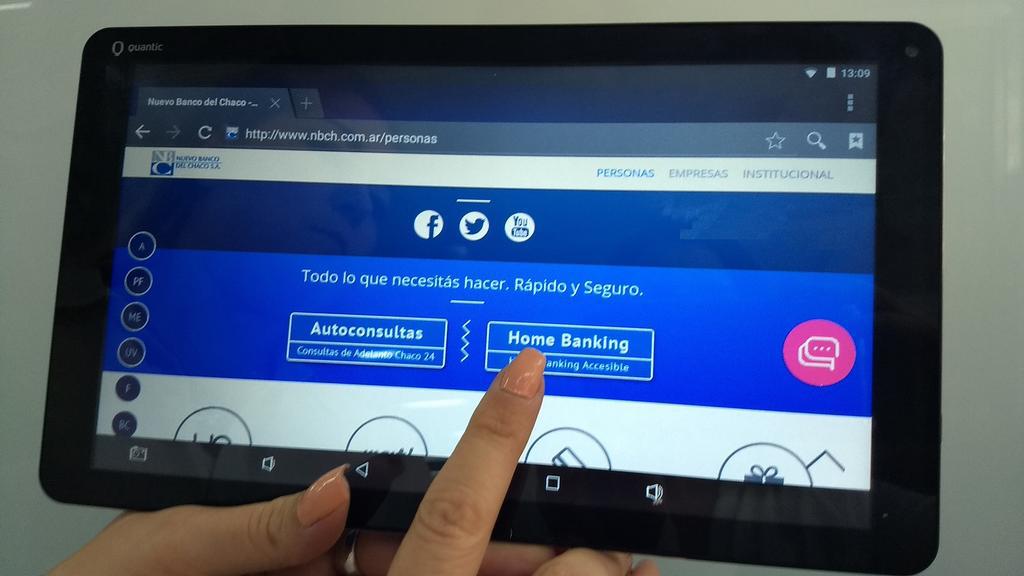 Clientes del Nuevo Banco del Chaco podr n habilitar el home