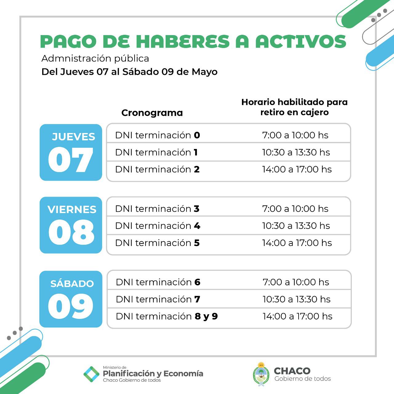 Comienza el pago a activos de la administraci n p blica provincial