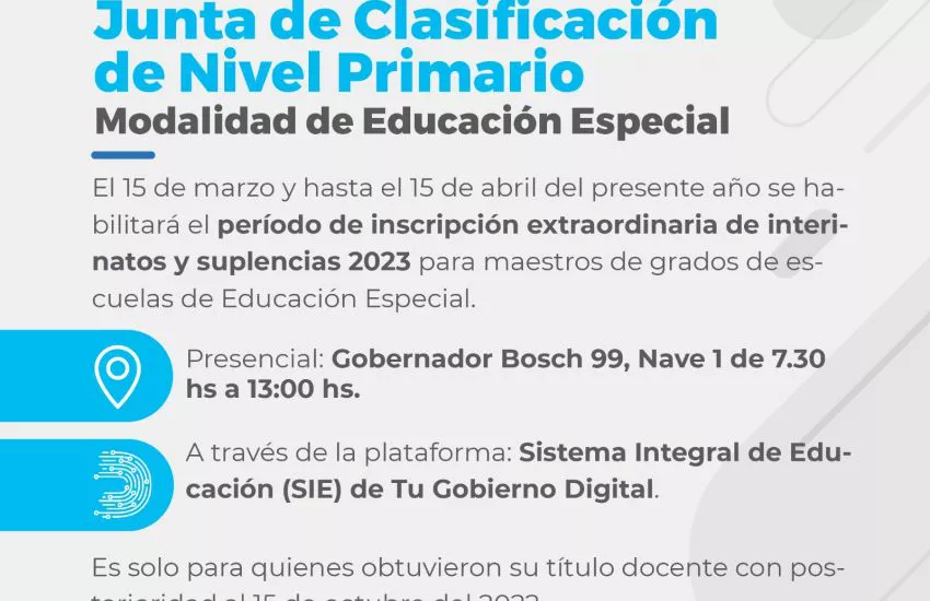 Maestros de grado de Educaci n Especial Inscriben para