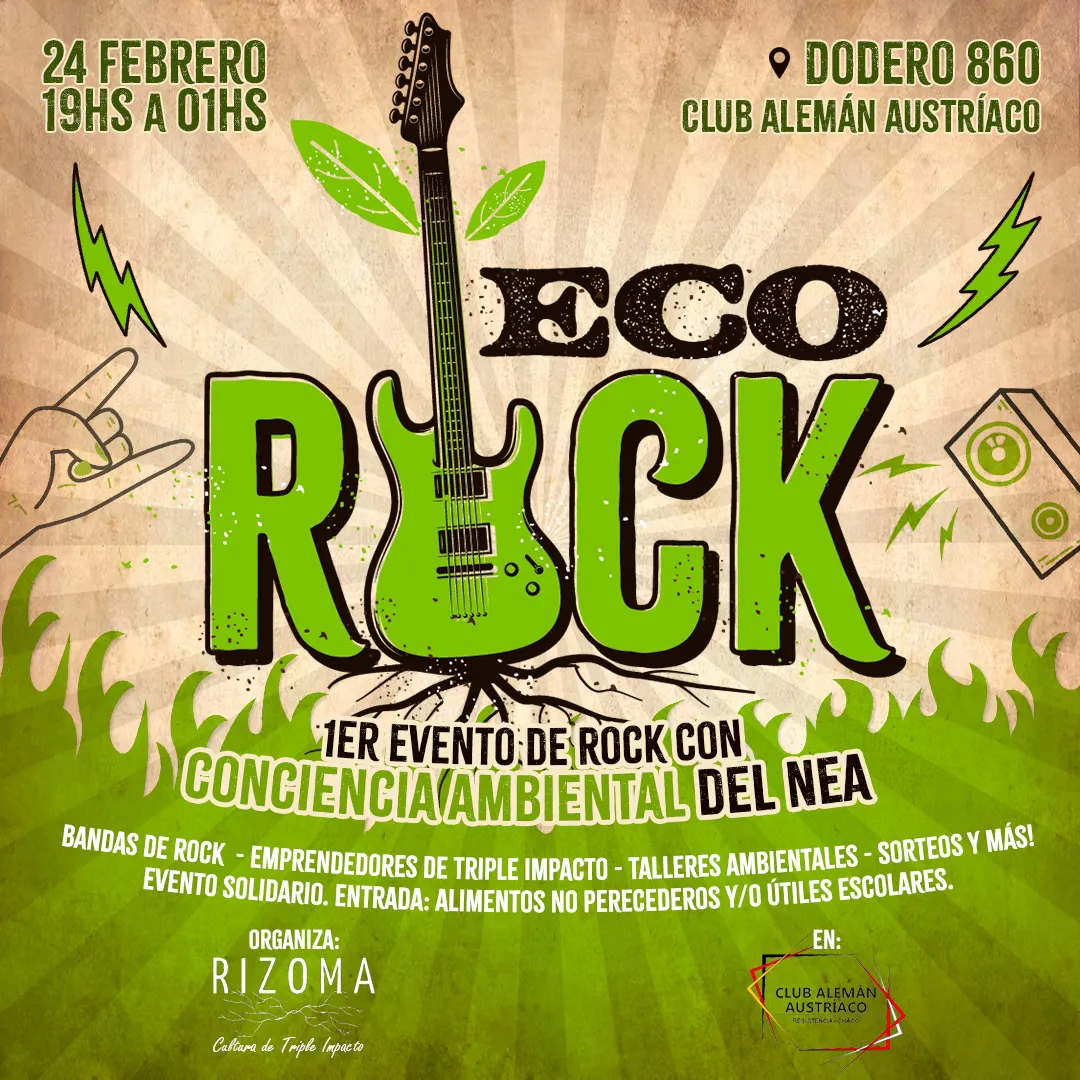 Se viene el festival Eco Rock con conciencia ambiental