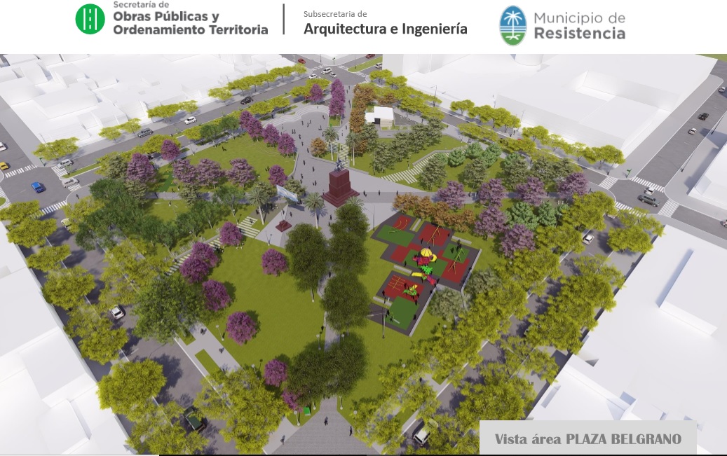 Convocan a la licitaci n para la remodelaci n de la plaza Belgrano