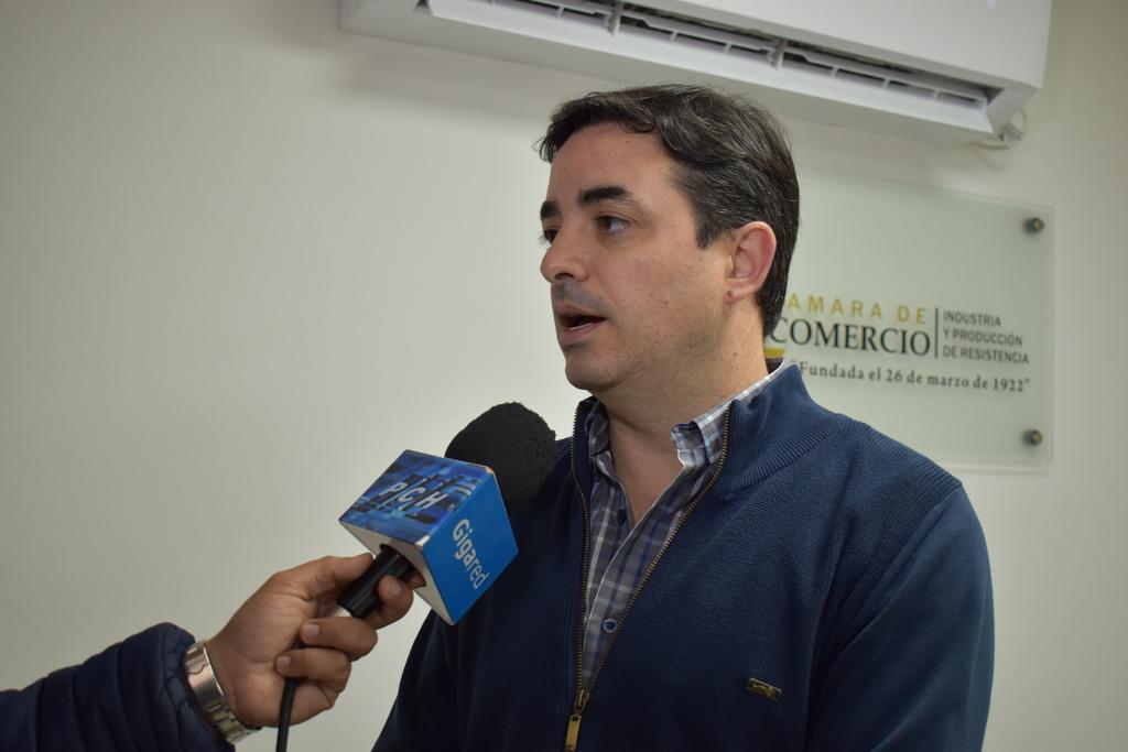 Martin Gimenez, presidente de la Cámara de Comercio de Resistencia